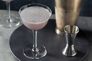 Boozy Refreshing Aviation Cocktail with Gin