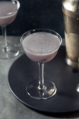 Boozy Refreshing Aviation Cocktail with Gin