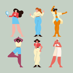 six women self care