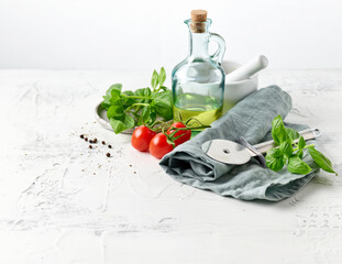 Obraz premium composition of various food ingredients