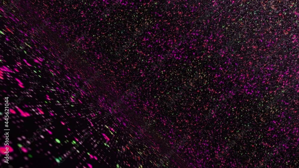 Poster abstract visualization of a digital space and the artificial intelligence selfknowledge. animation. 