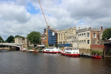 Guildhall and River Ouse, York.