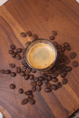 a perfect espresso with bold crema which coming out the coffee flavor 