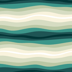 Abstract seamless pattern with wavy lines