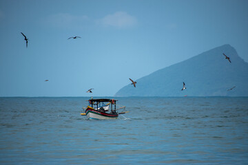 pescaria em alto mar
