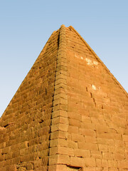 Fototapeta na wymiar Pyramids of Meroe in the Sudan