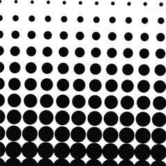Black halftone background. Black polka dot. Halftone pattern. Modern Halftone Background, backdrop, texture, pattern. Vector illustration. Halftone Backdrop.