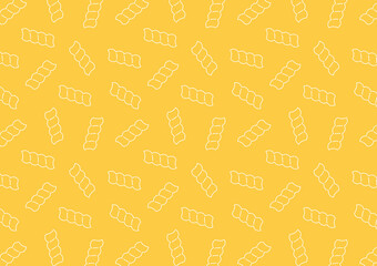 Pasta noodles pattern wallpaper. Pasta noodles icon vector.