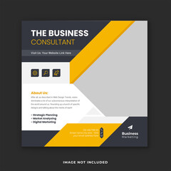 professional corporate business social media post templates. Instagram and Facebook post design.
