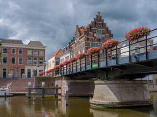 Naklejka premium Gorinchem, (Gorkum) Zuid-Holland province, The Netherlands