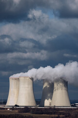 Nuclear power station Dukovany, Vysocina region, Czech republic