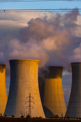 Nuclear power station Dukovany, Vysocina region, Czech republic