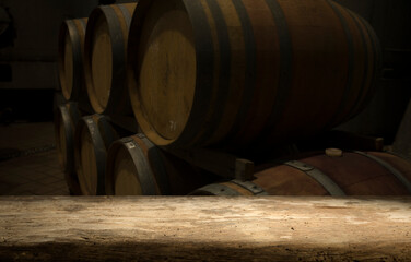 old barrel isoalted on a white background