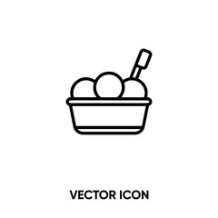 Bitterballen vector icon. Modern, simple flat vector illustration for website or mobile app.Bitterballen symbol, logo illustration. Pixel perfect vector graphics	