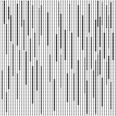 Abstract halftone pattern. Black and white background. Vector
