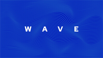 Linear Wave Patterns for Designs, Graphic Design Elements, Waves Made of Thin Lines