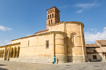 Fototapeta na wymiar Parish Church of San Lorenzo in Segovia city, Castile and Leon, Spain