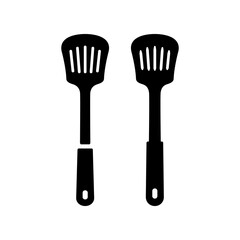 Spatula icon in trendy flat design