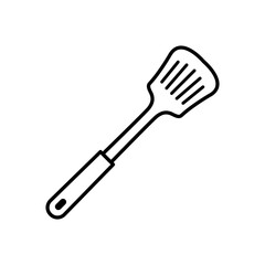 Spatula icon in trendy flat design
