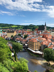 Fototapeta na wymiar View of Český Krumlov, Czech Republic