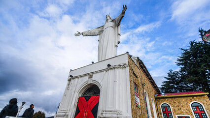 Guadalupe Church in Bogota Colombia