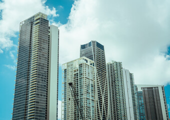 Fototapeta na wymiar skyscrapers in Miami Florida usa 