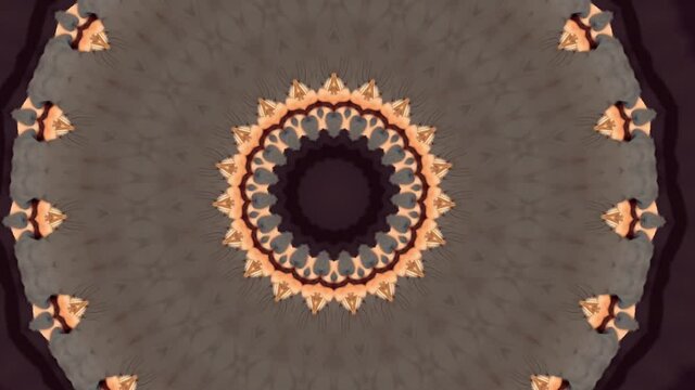 4K abstract background. Dynamic moving fantasy loop. Kaleidoscope.