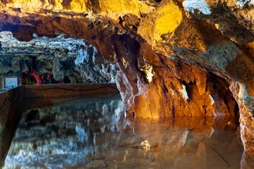 Plexiglas foto achterwand rocks Lime shale in the world largest water cave © AAref