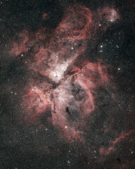 The Carina Nebula (NGC3372) from Christchurch, New Zealand, July 2021.