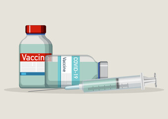 vaccine bottles, covid-19 vaccine, shot, injection, vaccine illustration, corona serum, serum, vaccine vial