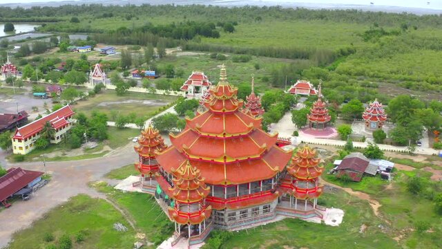 Wat Petch Suwan chinese temple in Phetchaburi, Thailand