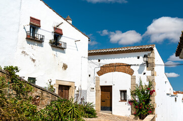 Fototapeta na wymiar Architecture of Caceres in Spain