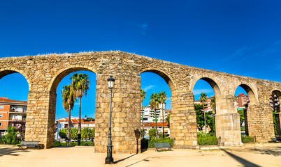 Aqueduct of San Anton in Plasencia, Spain