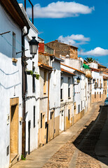 Architecture of Caceres in Spain