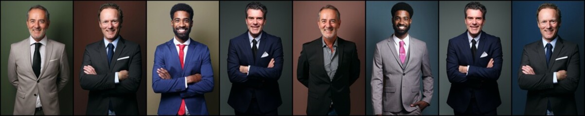 Beautiful men wearing a suit