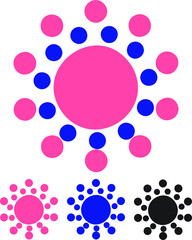 Simple Mandala. Vector Mandala. Floral. Flower. Oriental. Book Page. Outline.