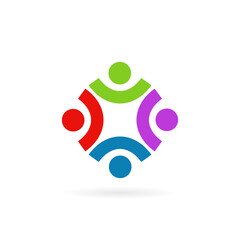 business group vector logo design