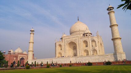 Mesmerizing Taj Mahal at sunset in Agra, India