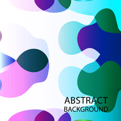 Dynamic texture background with fluid shapes modern concept - Vector
