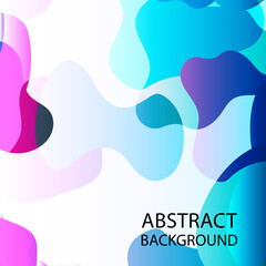 Dynamic texture background with fluid shapes modern concept - Vector