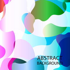 Dynamic texture background with fluid shapes modern concept - Vector