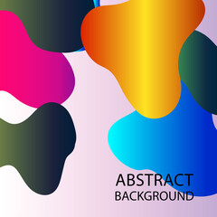 Dynamic texture background with fluid shapes modern concept - Vector