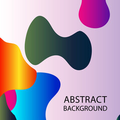 Dynamic texture background with fluid shapes modern concept - Vector