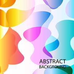 Dynamic texture background with fluid shapes modern concept - Vector