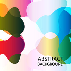 Dynamic texture background with fluid shapes modern concept - Vector