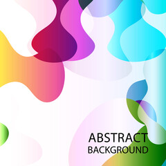 Dynamic texture background with fluid shapes modern concept - Vector