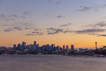 Downtown Seattle at Dusk