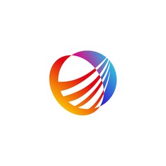 Abstract logo design vector illustration. EPS10.