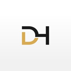 DH Initial letter monogram logo designs inspiration