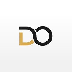 DO Initial letter monogram logo designs inspiration